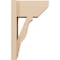Ekena Millwork 8-in W x 14-in D x 22-in H Funston Slat Rough Cedar Woodgrain TimberThane Outlooker, Primed Tan OUTUR080X14X22FST24RCPR - alternate 5